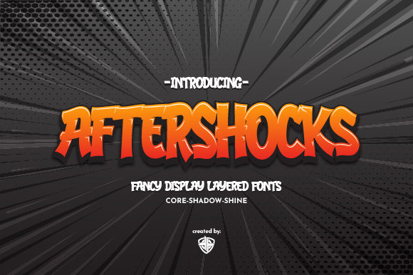 Aftershocks Font Review for Web Design