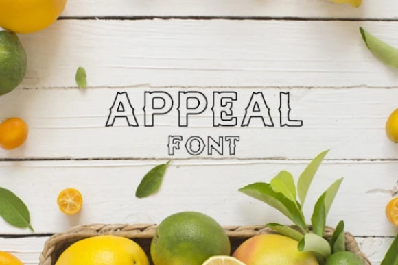 Appeal: A Stylish Display Font for Marketers and Creators