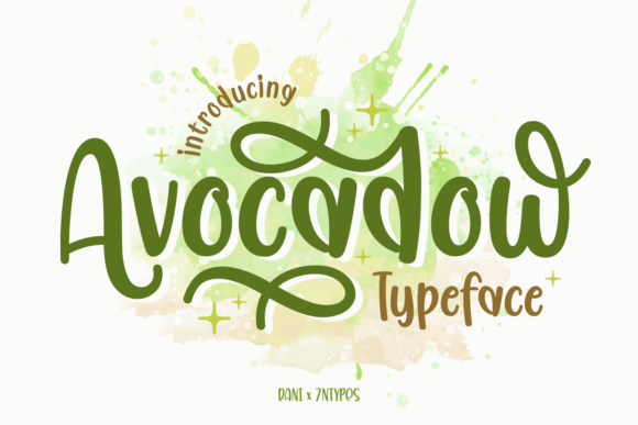 Avocadow: A Quirky Display Font for Bold Branding