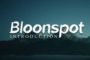 Bloonspot: A Playful Font for Bold Campaigns