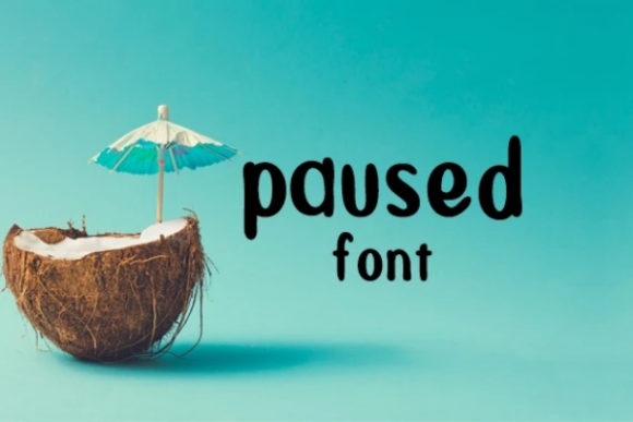 Bring Creativity to Life with the Paused Font