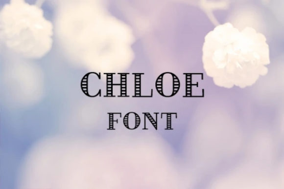 Chloe Font for Handmade and Commercial Design Projects