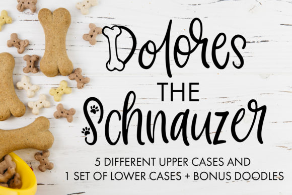 Dolores the Schnauzer for Web Design
