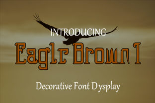 Eagle Brown 1: A Vintage-Inspired Display Font for Modern Branding