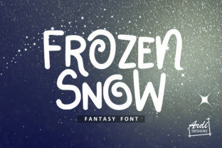 Frozen Snow: A Whimsical Font for Handmade Creations