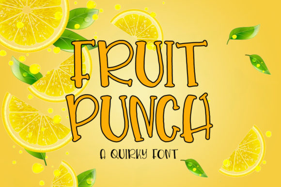 Fruit Punch Font for Web Design Projects