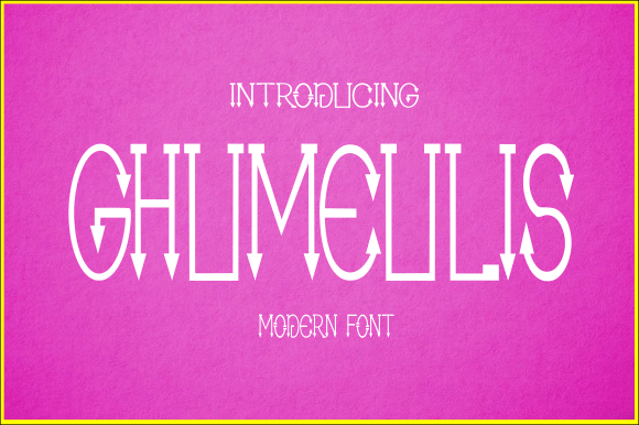Ghumeulis: A Modern Display Font for Editorial Design
