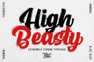 High Beasty: A Bold Display Font for Small Business Branding