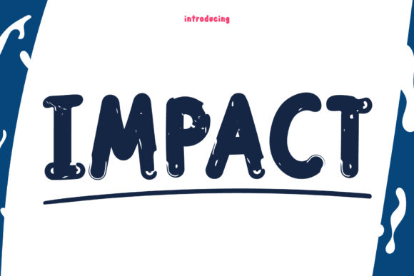 Impact Font for Editorial Design and Creative Projects