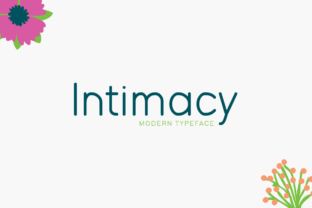 Intimacy Font for Modern Branding Projects