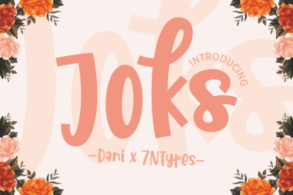Joks: A Friendly Display Font for Modern Editorial Design