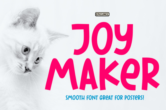 Joy Maker Font for Editorial Design