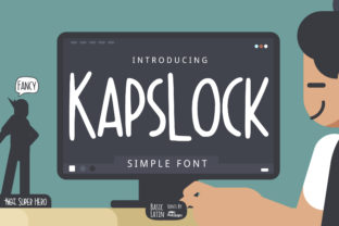 Kapslock Font for Handmade Creations