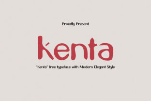 Kenta: A Quirky Display Font for Modern Editorial Design