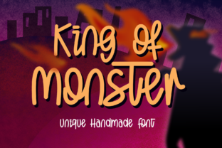 King of Monster: A Friendly Display Font for Creative Branding