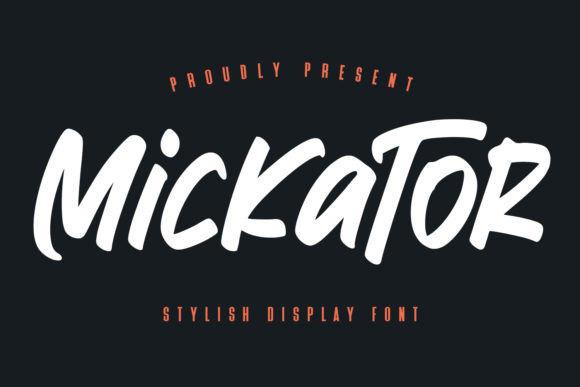 Mickator: A Modern Display Font for Bold Campaigns