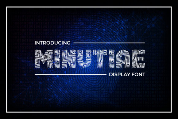 Minutiae Display Font for Web Design