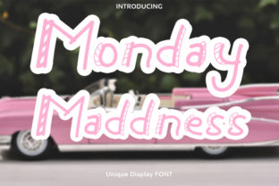 Monday Maddness: A Designer's Take on a Bold Display Font
