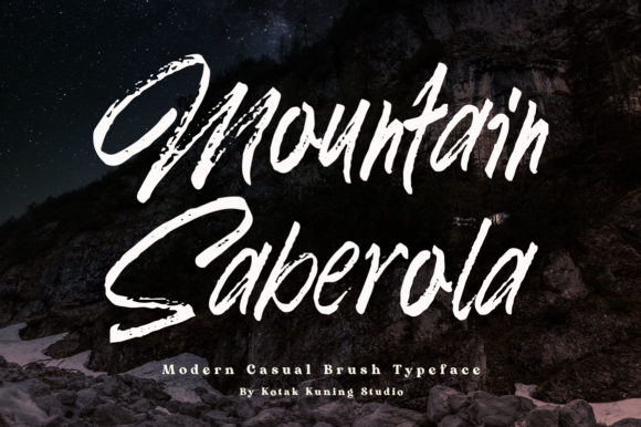 Mountain Saberola: A Font That Elevates Your Brand’s Visual Story