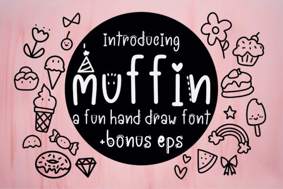 Muffin Font for Playful Editorial Design
