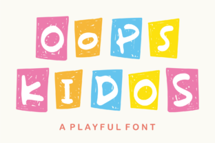 Oops Kidos Font for Handmade Creations