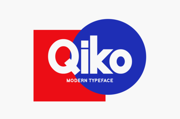Qiko: A Clean Display Font for Small Business Branding