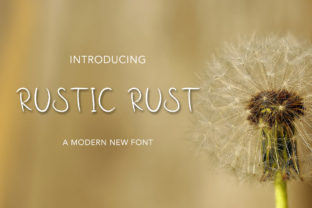 Rustic Rust Font for Handmade Creations
