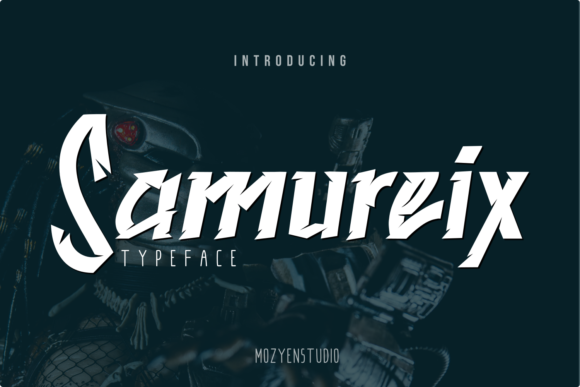 Samureix: A Quirky Display Font for Handmade Creations