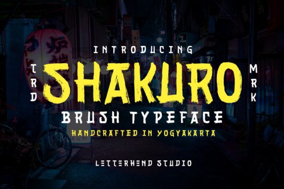 Shakuro: A Bold Display Font for Editorial Elegance