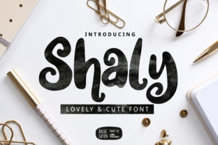 Shaly: A Bold and Sophisticated Font for Branding Projects