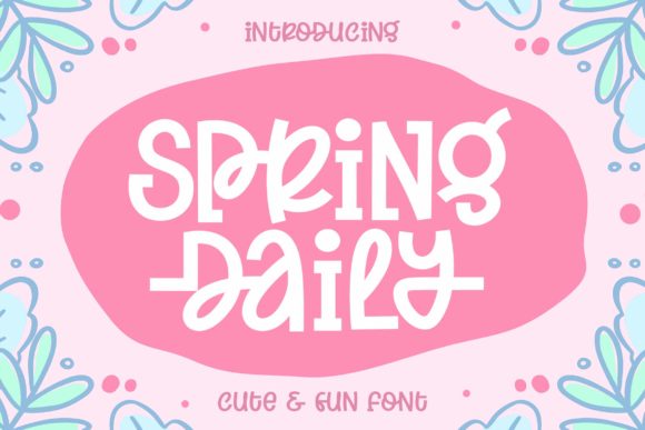 Spring Daily: A Font That Elevates Branding with Charm