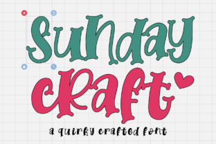 Sunday Craft: A Sweet Display Font for Creative Projects