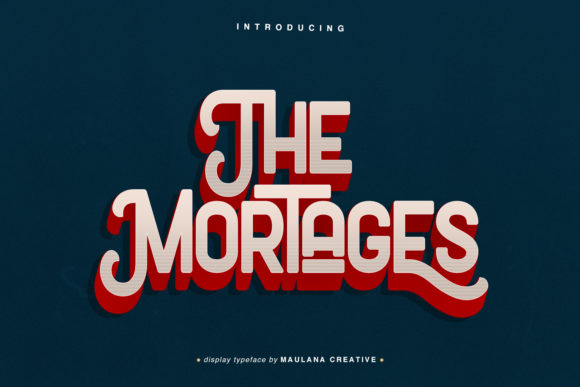 The Mortages: A Bold Display Font for Editorial Design